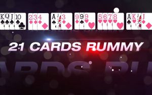 21 card rummy